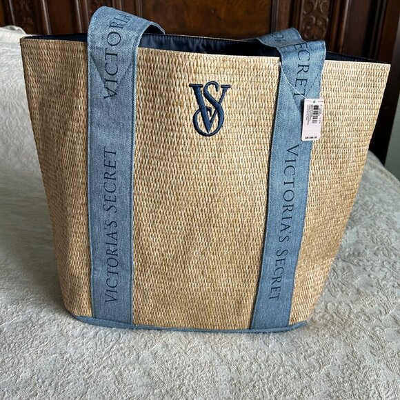 Large Hessian Tote Bag NWT - Picture 1 of 3